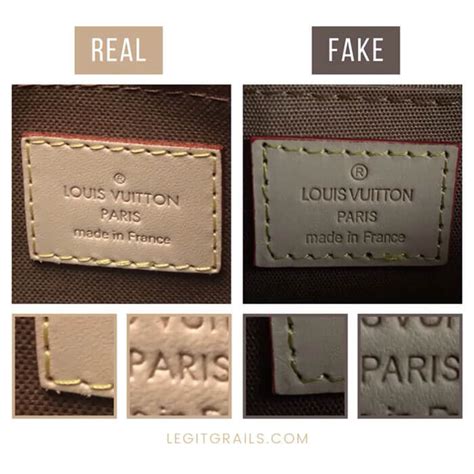 louis vuitton logo real vs fake|authentic louis vuitton label.